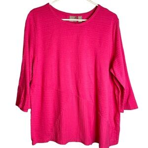 Chico’s‎ Summer Textured Tunic Vanity Size 3/US XL